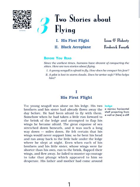 EduRankers: His First Flight;NCERT Solutions and Summary for Class 10