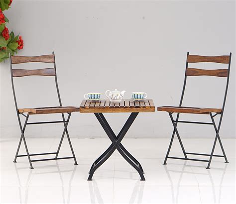 Buy Encore Square Shape Table with Chairs Online in India at Best Price ...