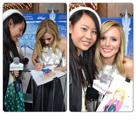 Kristen Bell (voice of Anna) at Frozen World Premier | Frozen disney movie, Frozen movie, Disney ...