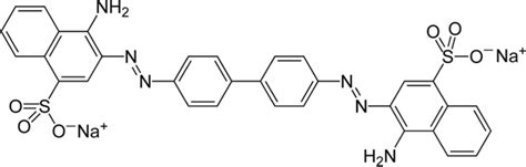 Molecular structure of Congo red (CR) dye | Download Scientific Diagram