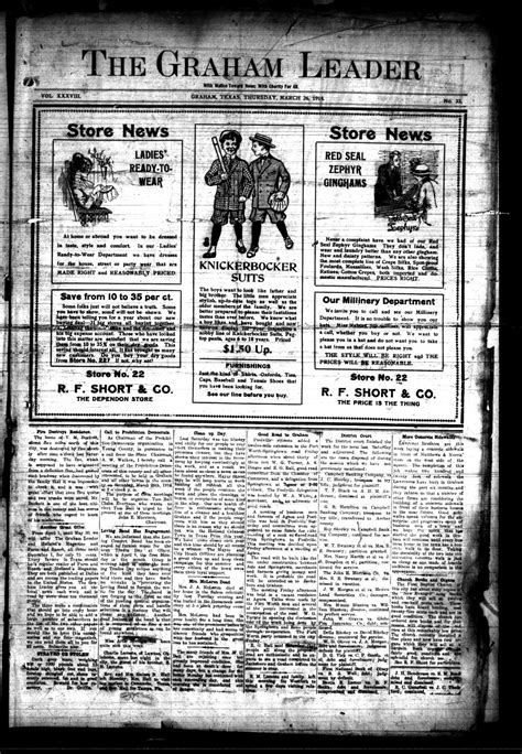 The Graham Leader (Graham, Tex.), Vol. 38, No. 33, Ed. 1 Thursday ...