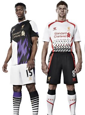 Oh Snaps! That's tight...: Warrior x Liverpool: 2013-2014 Kits