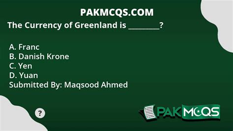 The Currency of Greenland is _________? - PakMcqs