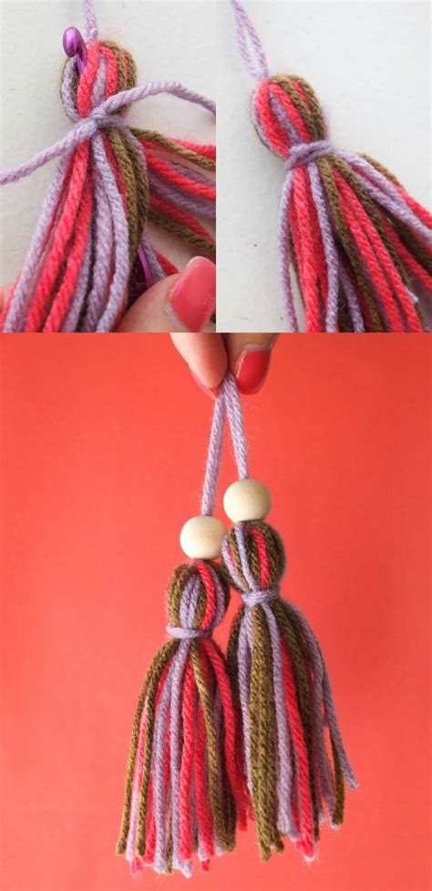 Quick Craft: 2 Minute Yarn Tassel | My Poppet Makes