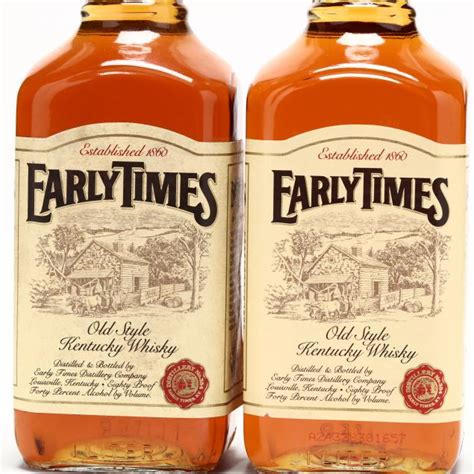 Early Times Bourbon Whisky (Lot 4058 - Rare SpiritsApr 30, 2021, 12:00pm)