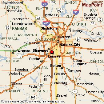 Overland Park, Kansas Area Map & More