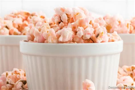 Pink Popcorn - Desserts on a Dime