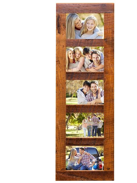 Rustic Wooden Collage Picture Frames Multi Opening Frame for - Etsy