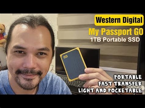 WD My Passport GO Portable Solid State Drive SSD 1TB Unboxing and ...