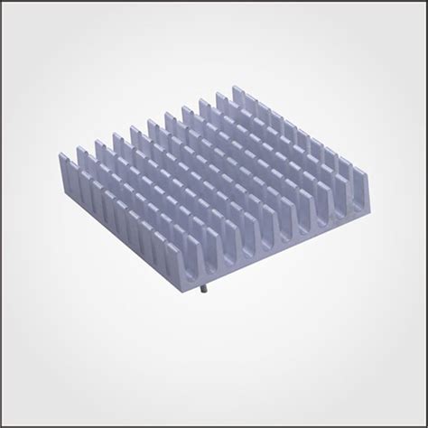 Extruded Aluminum Heatsinks from Dongguan China Supplier | SQUARE COLD FORGING HEAT SINK | Ruiquan