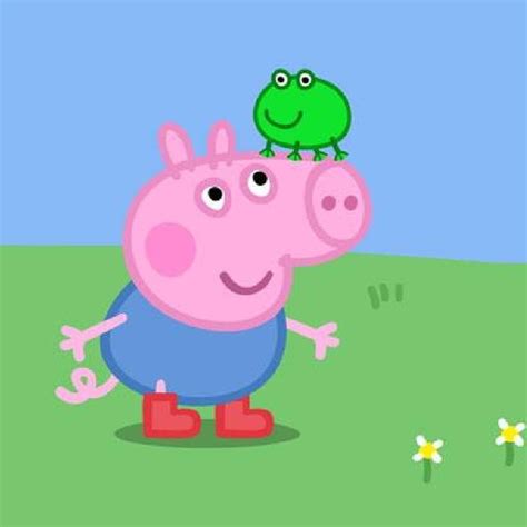 happy george 🐷🐸 #peppapig #peppa #georgepig Phone Wallpaper Patterns ...