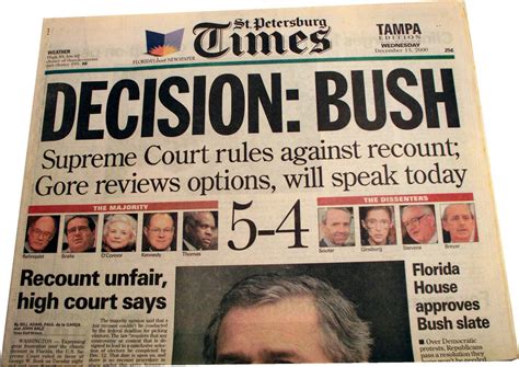 20 years ago today, SCOTUS decided Bush v. Gore. This decision ...