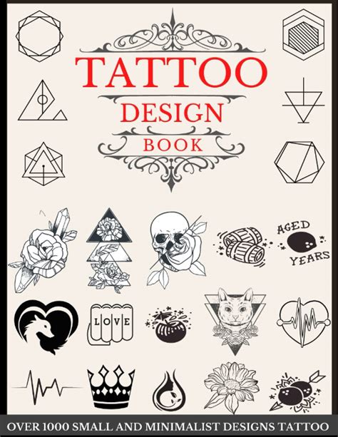 Tattoo Design Book: Over 1000 Small and Minimalist Tattoo Designs for ...