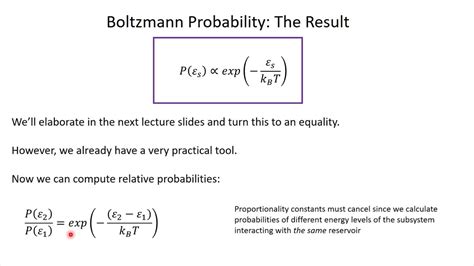 Introduction to Boltzmann Probability - YouTube