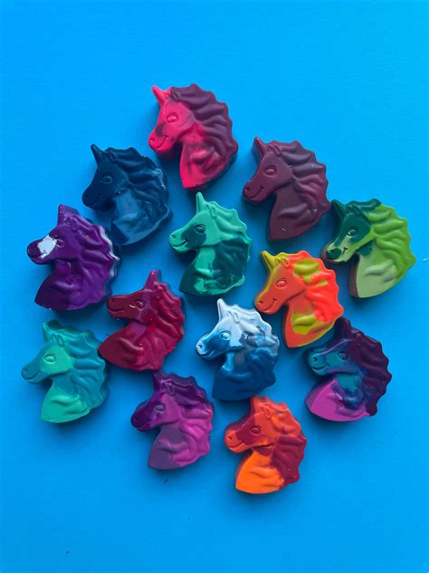 Custom Unicorn Crayons Loot Bag Filler Mixed Coloured Individually Packaged - Etsy Canada