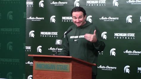 Michigan State coach Jonathan Smith Signing Day presser - Win Big Sports