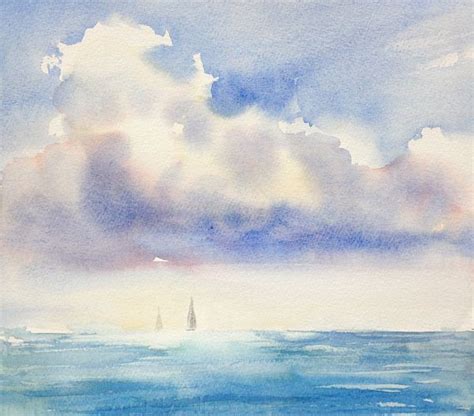 The Sky's the Limit! How to Paint the Sky In Watercolor | Watercolor sky, Watercolor clouds ...