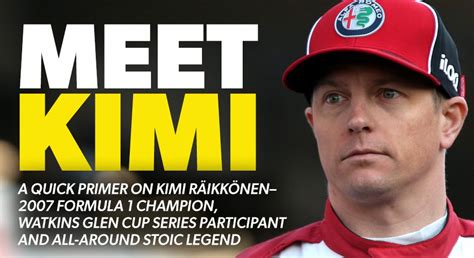 @nascarcasm: Meet Kimi Räikkönen, Cup Series rookie | NASCAR