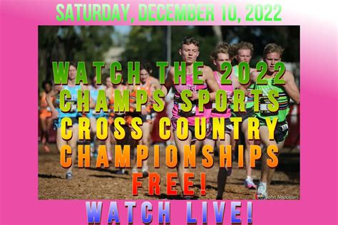 How to watch the 2022 Champs Sports Cross Country Championships - World ...