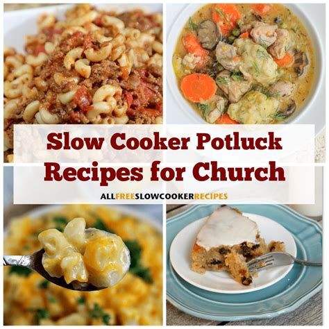 45+ Slow Cooker Church Potluck Recipes | AllFreeSlowCookerRecipes.com