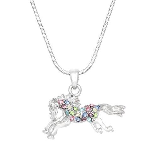 Galloping Horse Charm Necklace - Krazy Bear Trading Post | Necklace, Jewelry set design, Charm ...