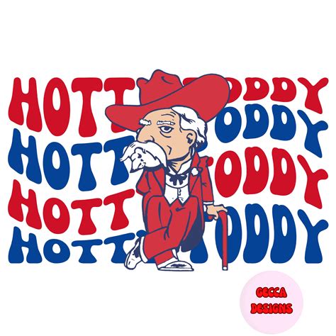 Hotty Toddy Mascot PNG, Ole Miss Rebel PNG, Ole Miss Mascot Wavy Font ...