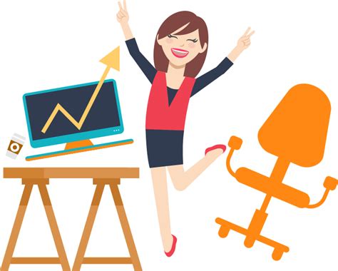 Motivation clipart happy office worker, Motivation happy office worker ...