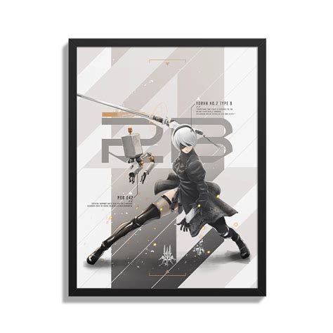 Blade Wielding Android Poster │ Anime Poster by PigModding