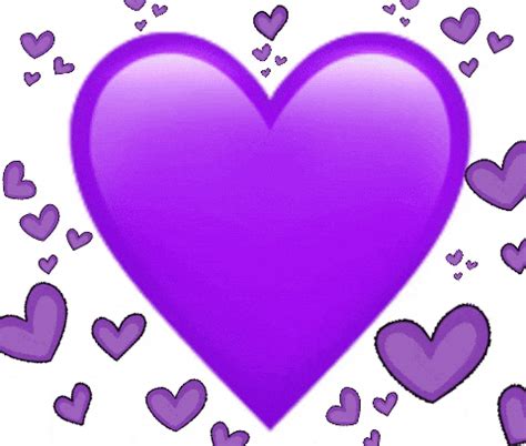 Purple Heart Emoji GIFs - Get the best GIF on GIPHY