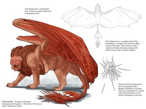 manticore Creature Feature, Creature Design, Creature Art, Monster ...