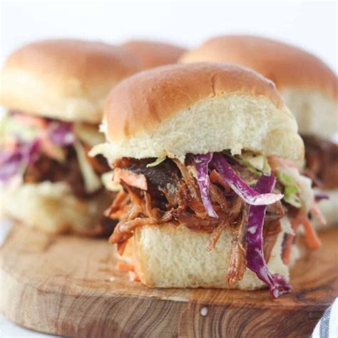 Pulled Pork Sliders on Hawaiian Rolls - Whole Lotta Yum