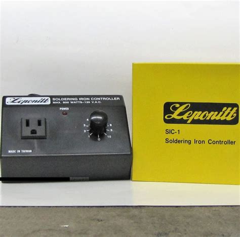 Leponitt Rheostat Soldering Iron Temperature Control for irons up to 800 watts - GlassSupplies41.com