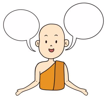 Buddhist Monk Explains Something, Buddhist, Monk, Dialog PNG Transparent Clipart Image and PSD ...