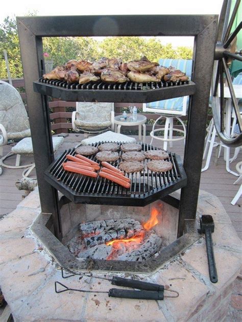 6 Amazing Fire Pit Grill Ideas for Your Backyard | Bbq grill design ...