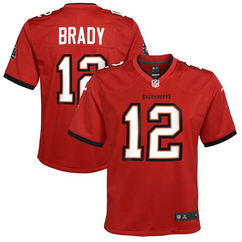 Youth Nike Tom Brady Red Tampa Bay Buccaneers Game Jersey