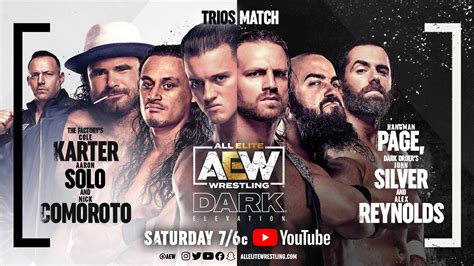 AEW Dark Elevation (9/3/22) Dark Order vs The Factory: Full Card