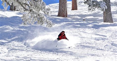 Alpine skiing Snow Valley Ski Resort San Bernardino California USA