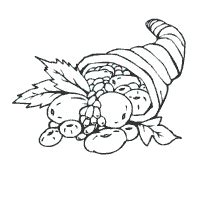 Thanksgiving, Horn of Plenty » Coloring Pages » Surfnetkids