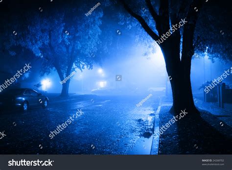 Foggy Street Night Stock Photo 24268702 | Shutterstock