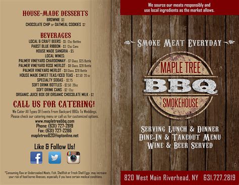 Maple Tree BBQ Smokehouse | Riverhead: Long Island's Best Smoked Meats