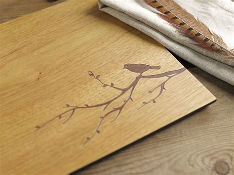 Denby Lifestyle Etched Wood Bird Placemats (2) | Wood placemats, Placemats, Wood burning patterns