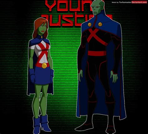 Young Justice: Martian Manhunter and Miss Martian by YorkeMaster on ...