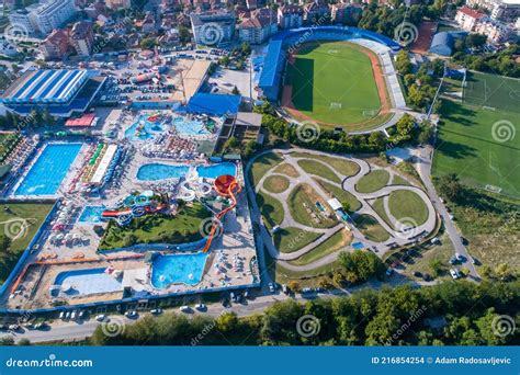 Jagodina City from Aerial Drone View, Serbia Stock Photo - Image of shoping, country: 216854254