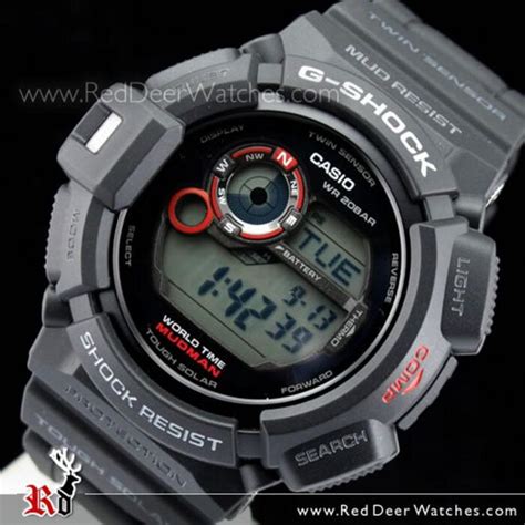 BUY Casio G-Shock Mudman Solar Compass Alarm G-9300-1 G9300 - Buy Watches Online | CASIO Red ...