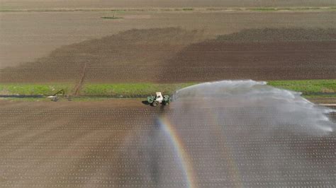 Premium Photo | Irrigation system on agricultural land