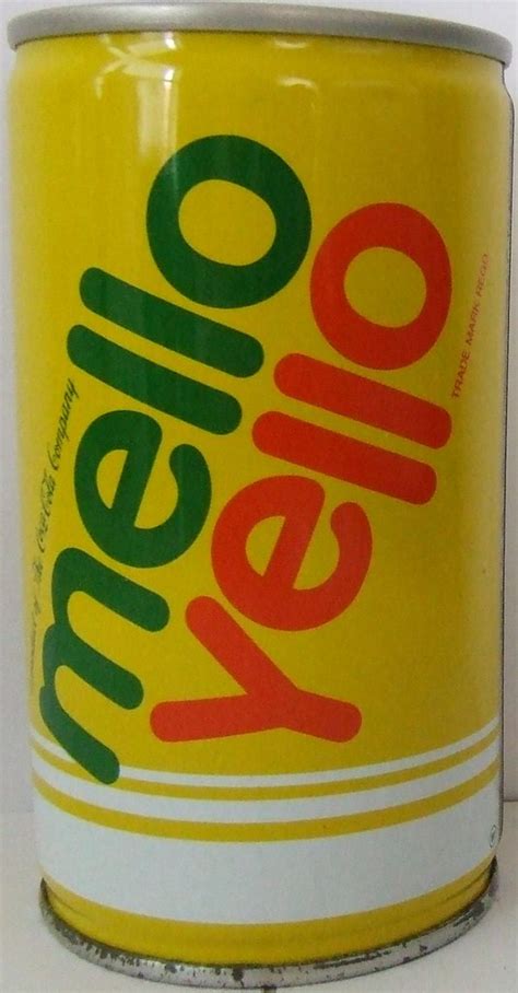 Mid 1980s Mello Yello Soft Drink Can - New Zealand - a photo on Flickriver