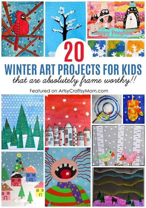 Winter Drawing Ideas Easy For Kids : A simple yet beautiful winter art activity for kids.