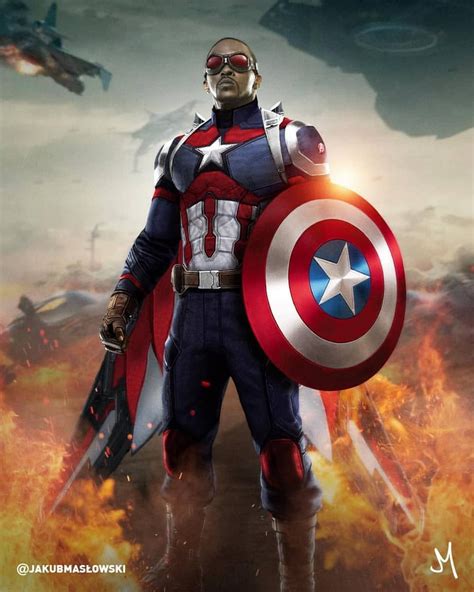 Falcon as new Captain America what do you think?.@jakubmaslowski_...# ...