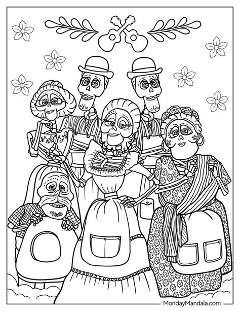 24 Coco Coloring Pages (Free PDF Printables)