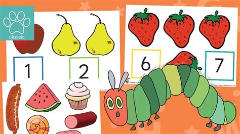 Breathtaking Props For The Very Hungry Caterpillar Story Kindergarten Christmas Worksheets